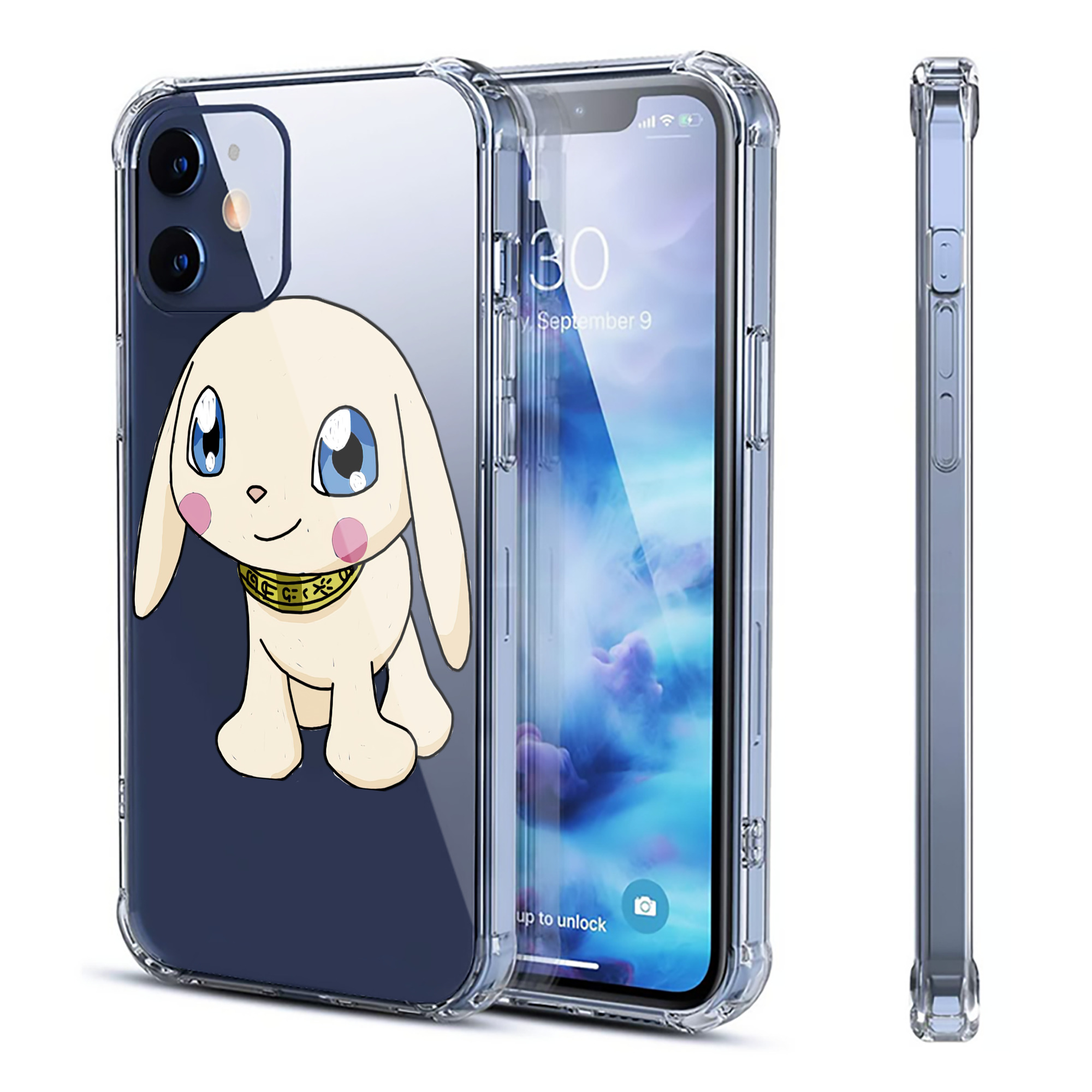 （画像用） Digimon デジタルモンスター/デジモン 【iPhone 12シリーズ対応】透明スマホケース（クリアソフトケース）